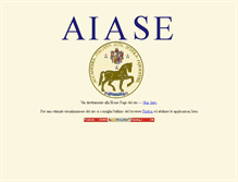 Tablet Screenshot of aiase.it